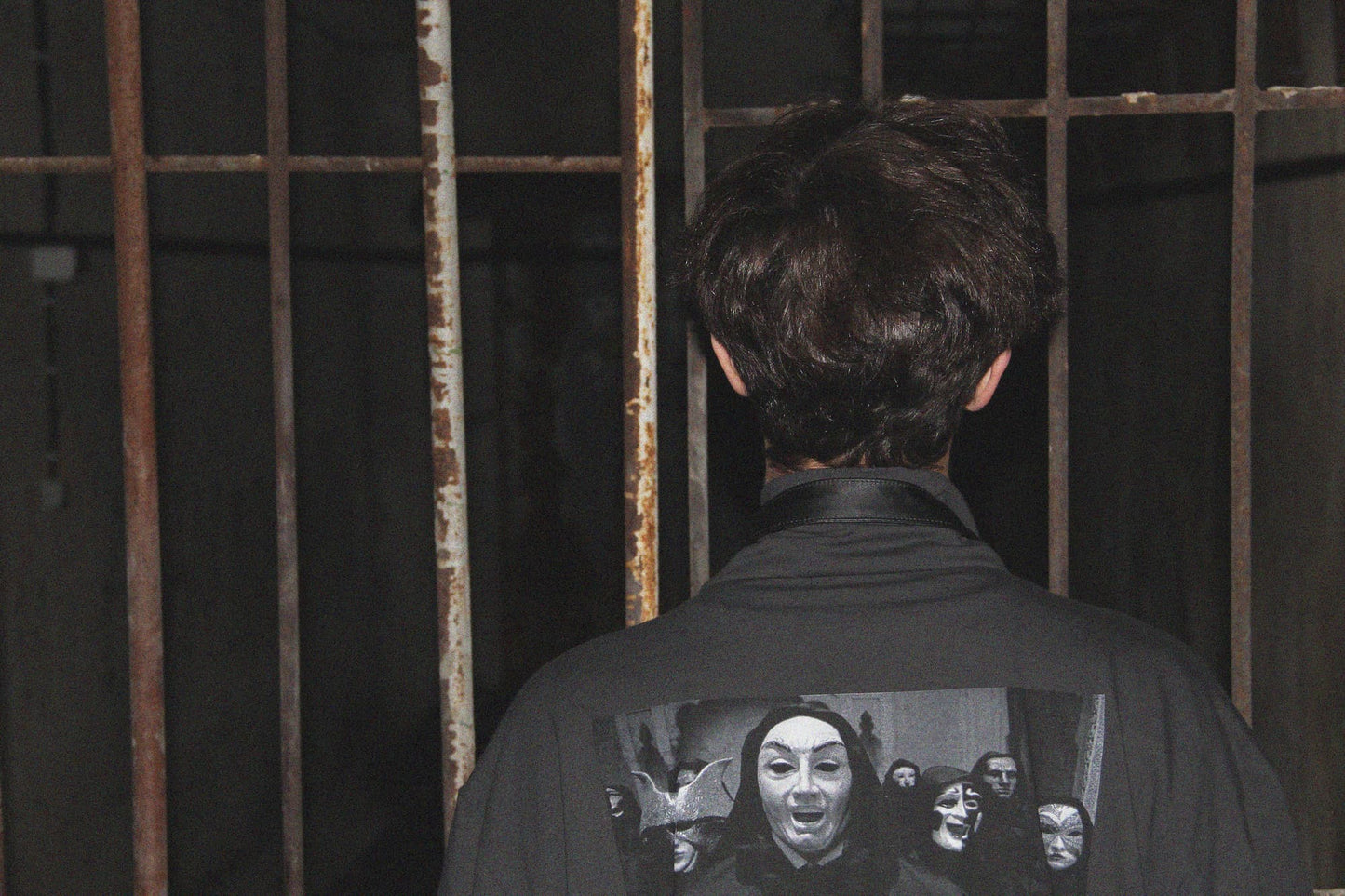 "Always Watching" Mock Neck Tee