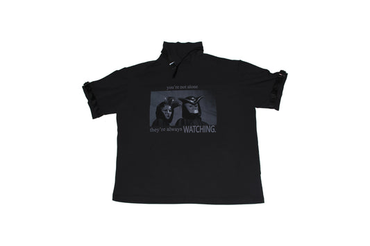 "Always Watching" Mock Neck Tee