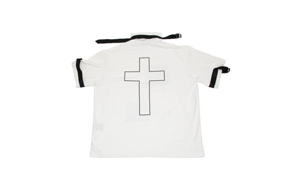 "contre le destin" Mock Neck Tee